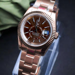 Watch Mod - SEIKOJUST | SKY - DWELLER ROSE GOLD CHAMPAGNE