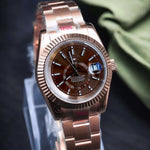 Watch Mod - SEIKOJUST | SKY - DWELLER ROSE GOLD CHAMPAGNE