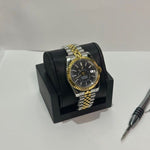 Watch Mod - SEIKOJUST | SKY - DWELLER SILVER GOLD BLACK