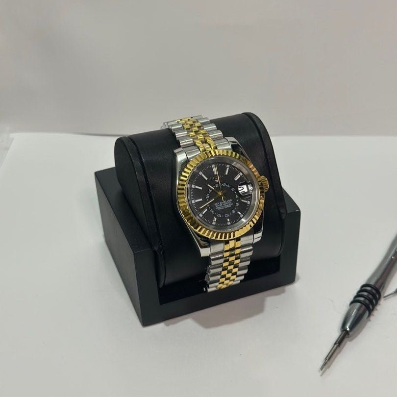 Watch Mod - SEIKOJUST | SKY - DWELLER SILVER GOLD BLACK
