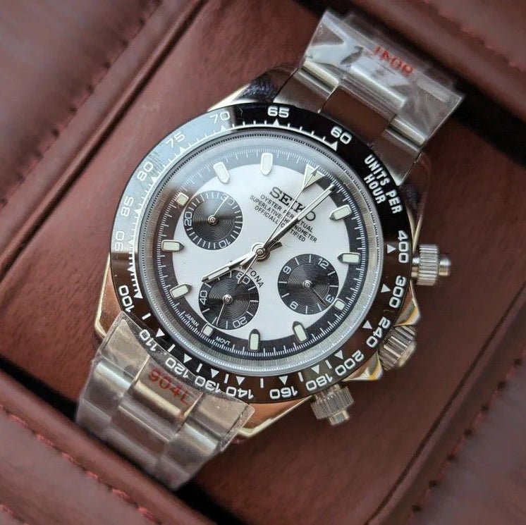 Watch Mod - SEITONA | BLACK WHITE | REVERSED GHOST